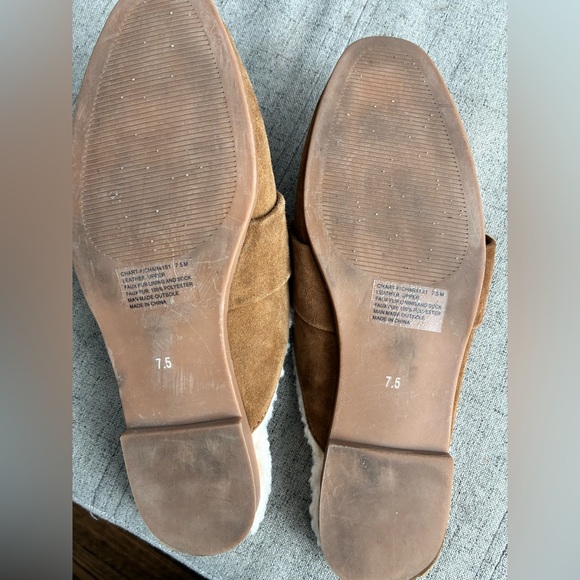Steve Madden chart-F Cognac Shoes Flats Mules Slippers size 7.5 - Picture 5 of 7